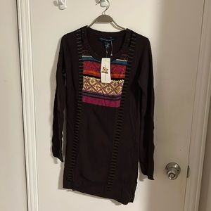 French Connection Size S bitter chocolat dress